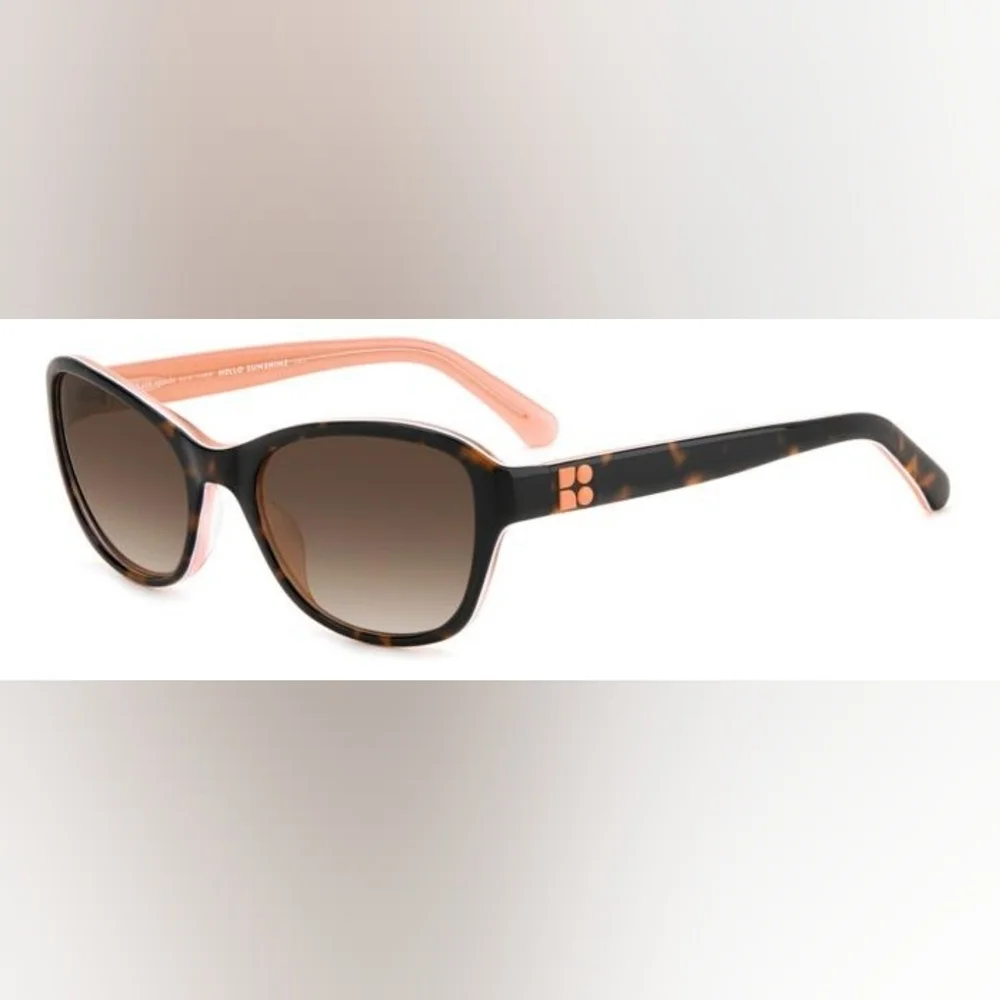 NWOT Kate Spade GOLDA/G/S 086/HA Sunglasses With HARD CASE AND DUST CLOTH